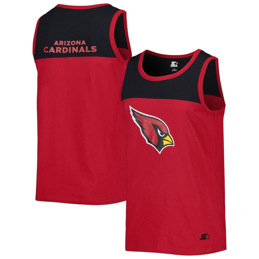 Arizona Cardinals Starter Logo Touchdown Fashion Tank Top | NFL Outlet