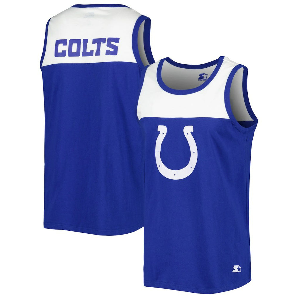 Indianapolis Colts Starter Logo Touchdown Fashion Tank Top | NFL Discount