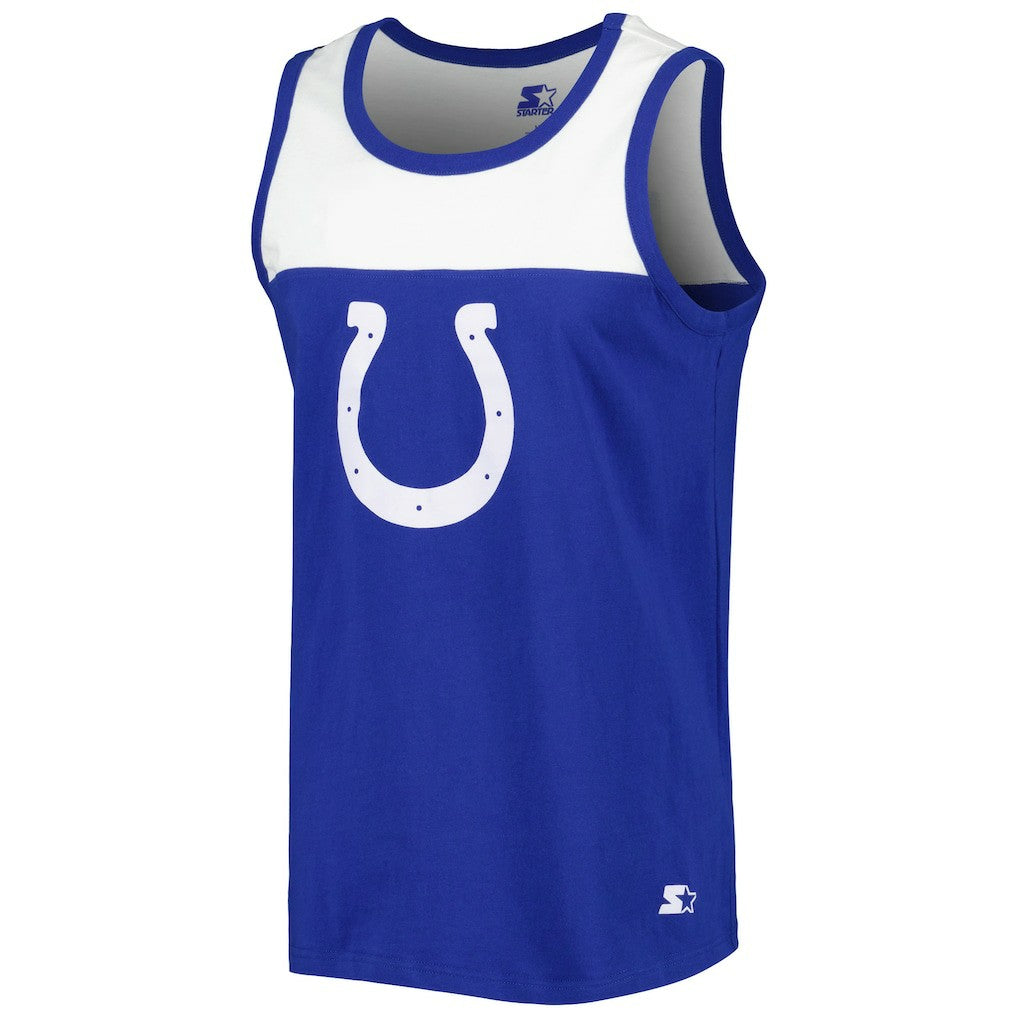 Indianapolis Colts Starter Logo Touchdown Fashion Tank Top | NFL Discount