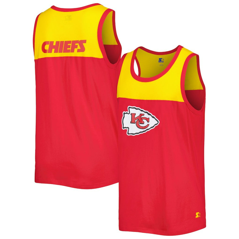Kansas City Chiefs Starter Logo Touchdown Fashion Tank Top | NFL Discount