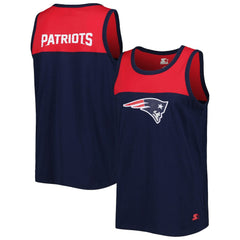 New England Patriots Starter Logo Touchdown Fashion Tank Top | NFL Hot