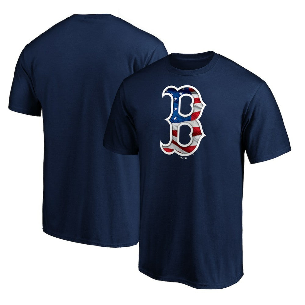 Boston Red Sox Team Banner Wave T-Shirt - MLB T-shirts