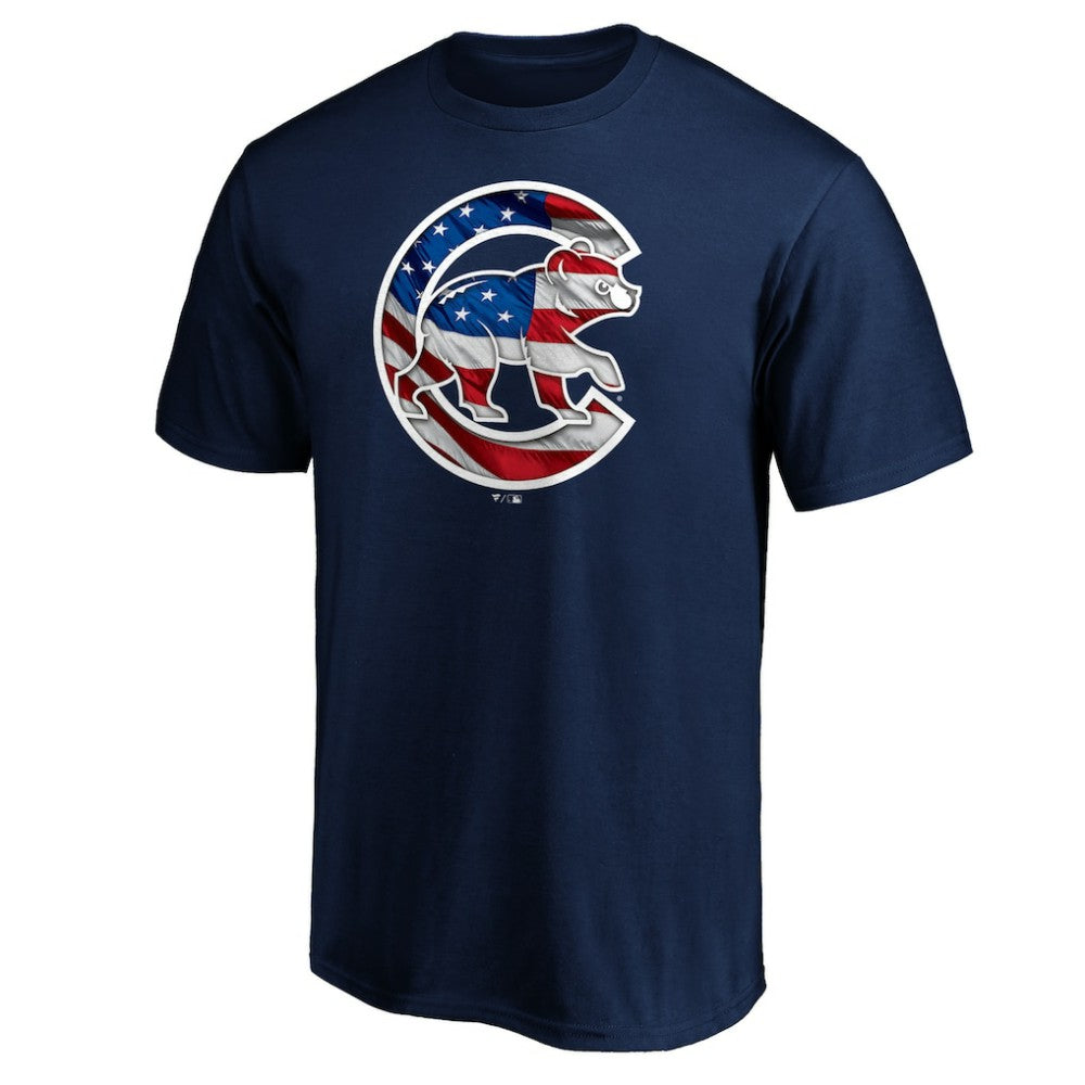 Chicago Cubs Team Banner Wave T-Shirt - MLB T-shirts