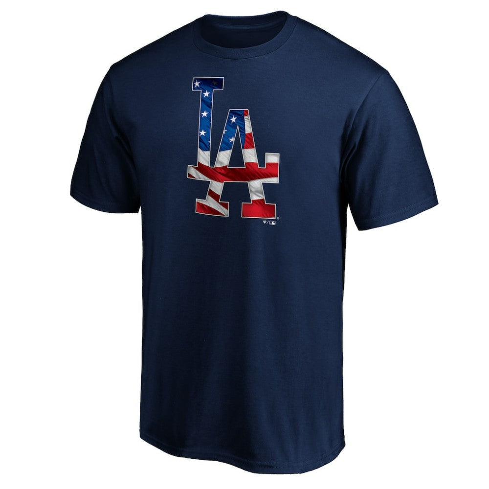 Los Angeles Dodgers Team Banner Wave T-Shirt - MLB T-shirts