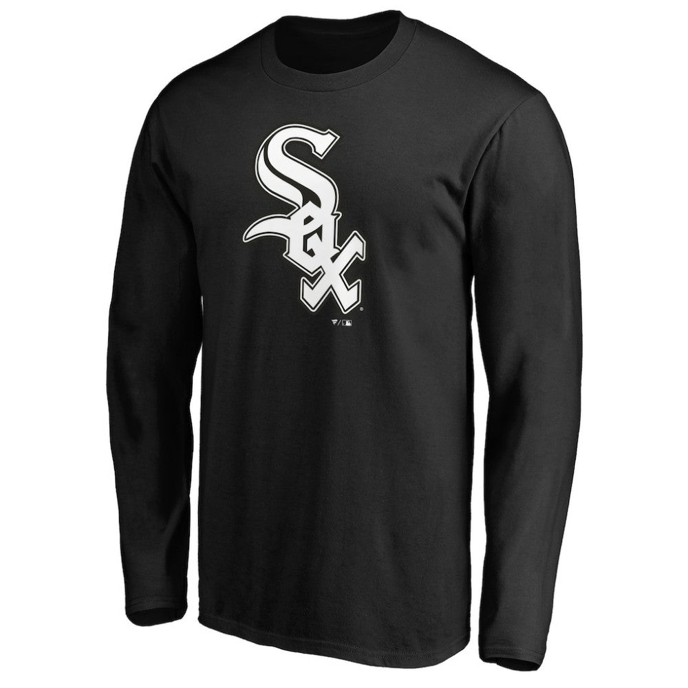 Chicago White Sox Team Official Logo Long Sleeve T-Shirt - MLB T-shirts