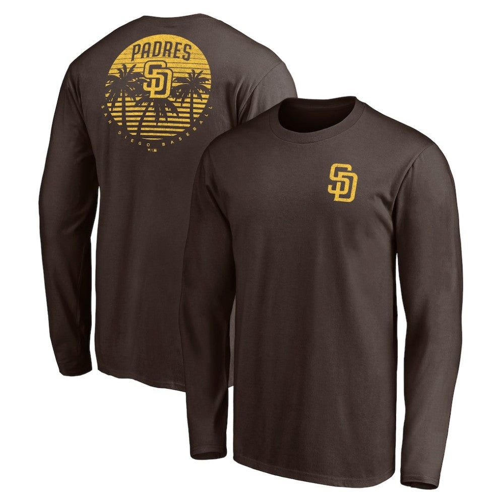 San Diego Padres Team Hometown Collection Palm Sunset Long Sleeve T-Shirt - MLB T-shirts