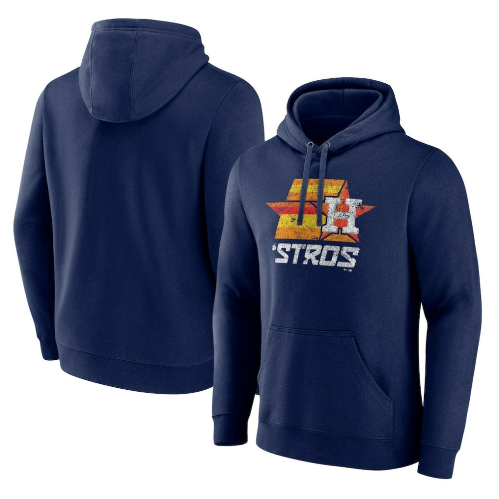 Houston Astros Team Throwback Stros Pullover Hoodie - MLB Hoodies