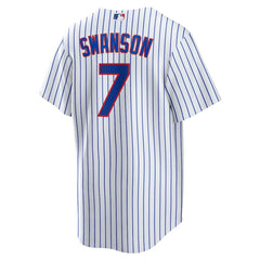 Dansby Swanson Chicago Cubs Nike Replica Player Jersey - MLB Jerseys