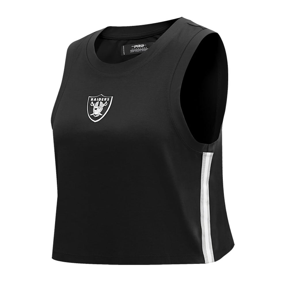 Las Vegas Raiders Pro Standard Women's Ombre Wordmark Classic Cropped Tank Top | NFL Near me