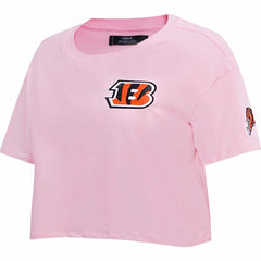 Cincinnati Bengals Pro Standard Women's Cropped Boxy T-Shirt | NFL Discount
