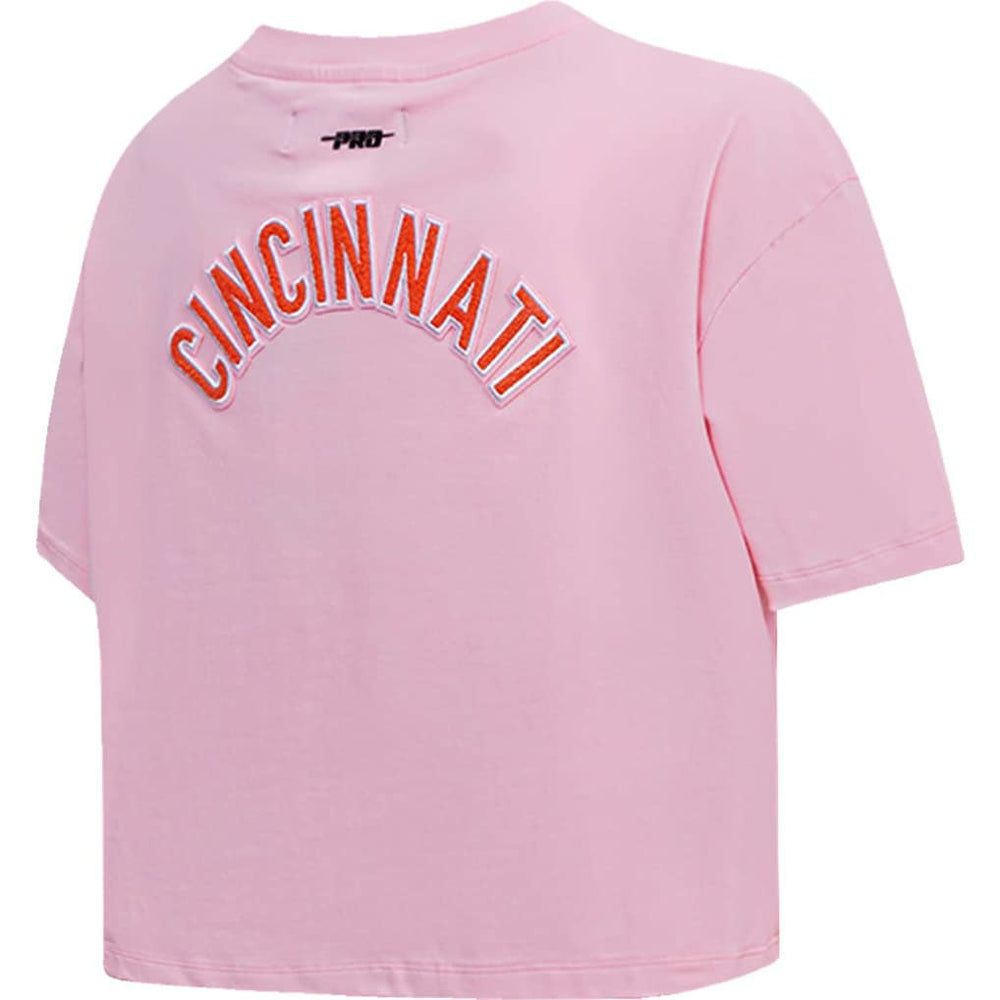 Cincinnati Bengals Pro Standard Women's Cropped Boxy T-Shirt | NFL Discount