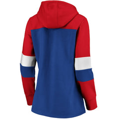 Chicago Cubs Women's Plus Size Colorblock Pullover Hoodie - MLB Hoodies