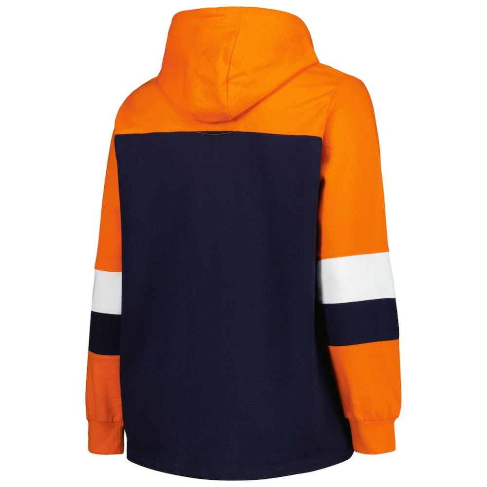 Houston Astros Women's Plus Size Colorblock Pullover Hoodie - MLB Hoodies