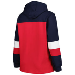 Los Angeles Angels Women's Plus Size Colorblock Pullover Hoodie - MLB Hoodies