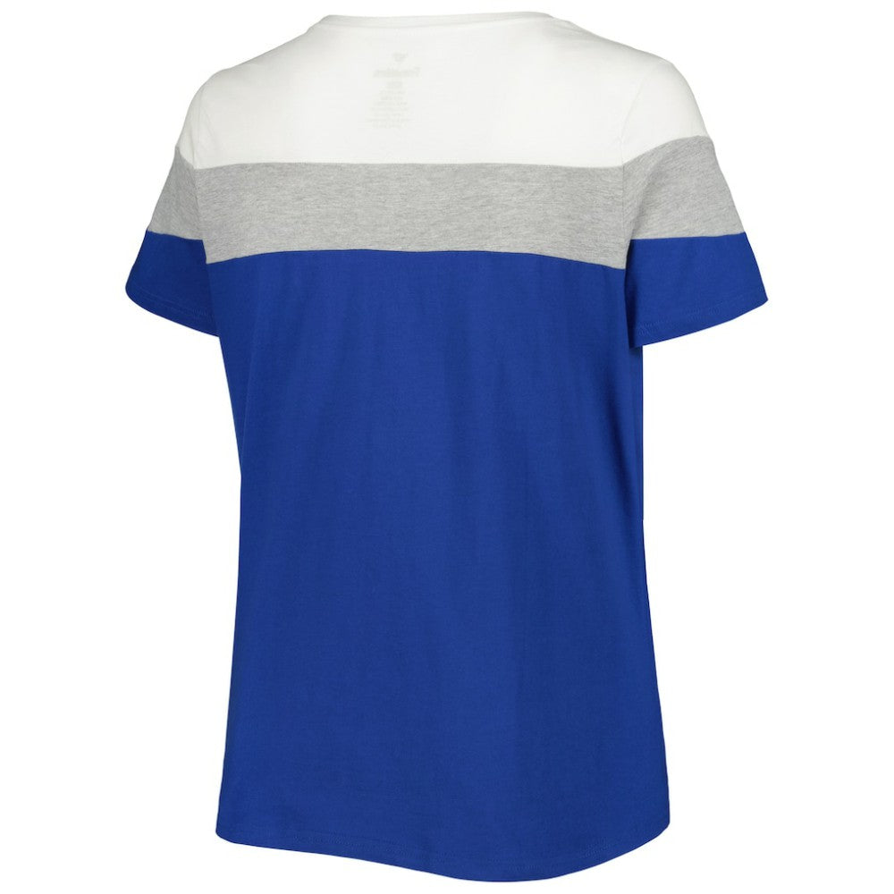 Chicago Cubs Women's Plus Size Colorblock T-Shirt - MLB T-shirts