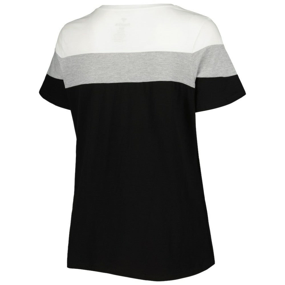 Chicago White Sox Women's Plus Size Colorblock T-Shirt - MLB T-shirts