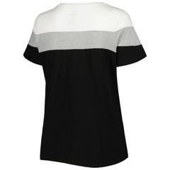 Chicago White Sox Women's Plus Size Colorblock T-Shirt - MLB T-shirts
