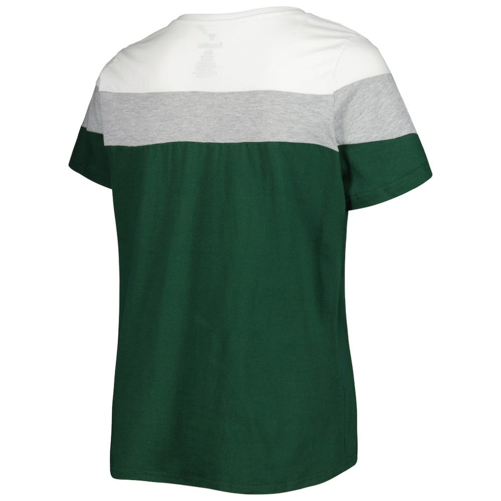 Athletics Women's Plus Size Colorblock T-Shirt - MLB T-shirts