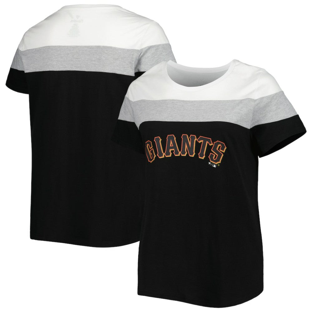 San Francisco Giants Women's Plus Size Colorblock T-Shirt - MLB T-shirts