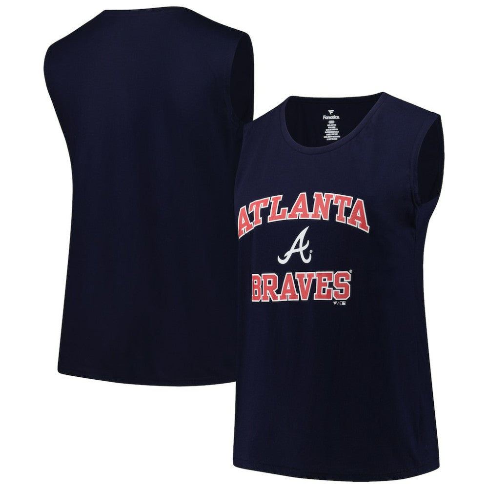 Atlanta Braves Profile Women's Plus Size Tank Top - MLB Tanks