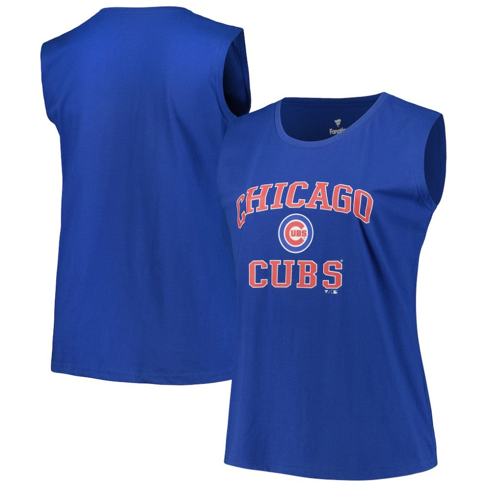 Chicago Cubs Profile Women's Plus Size Tank Top - MLB Tanks