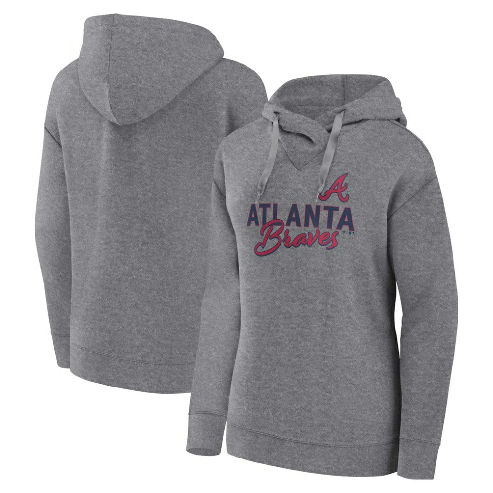 Profile Atlanta Braves Women's Plus Size Pullover Hoodie - MLB Hoodies