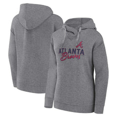 Profile Atlanta Braves Women's Plus Size Pullover Hoodie - MLB Hoodies