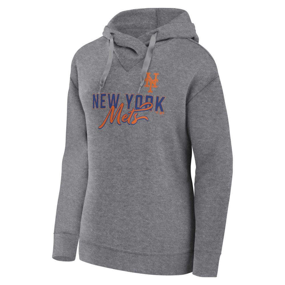 Profile New York Mets Women's Plus Size Pullover Hoodie - MLB Hoodies