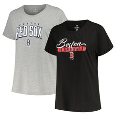 Boston Red Sox Profile Women's Plus Size T-Shirt Combo Pack - MLB T-shirts
