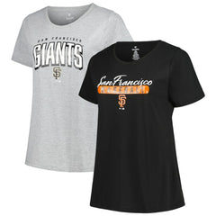 San Francisco Giants Profile Women's Plus Size T-Shirt Combo Pack - MLB T-shirts