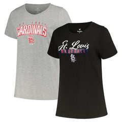 St. Louis Cardinals Profile Women's Plus Size T-Shirt Combo Pack - MLB T-shirts