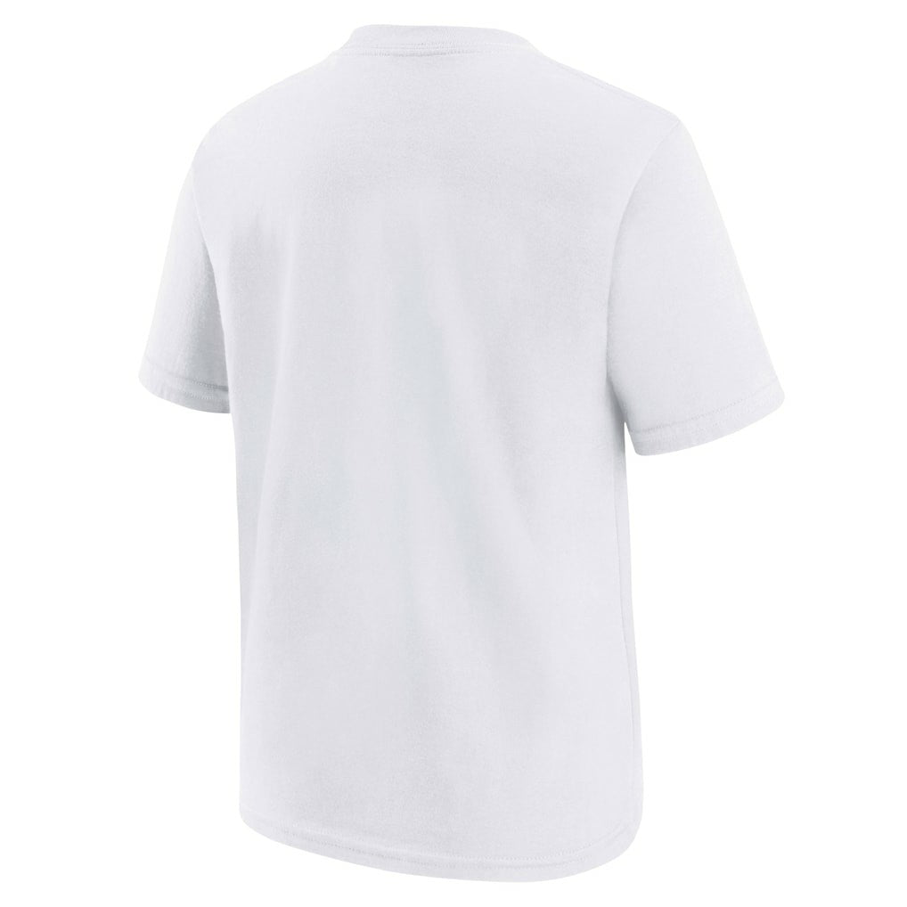 White Brooklyn Nets Youth Vs Block Essential T-Shirt | NBA