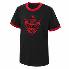 Black Toronto Raptors Youth Hoop City Hometown Ringer T-Shirt | NBA