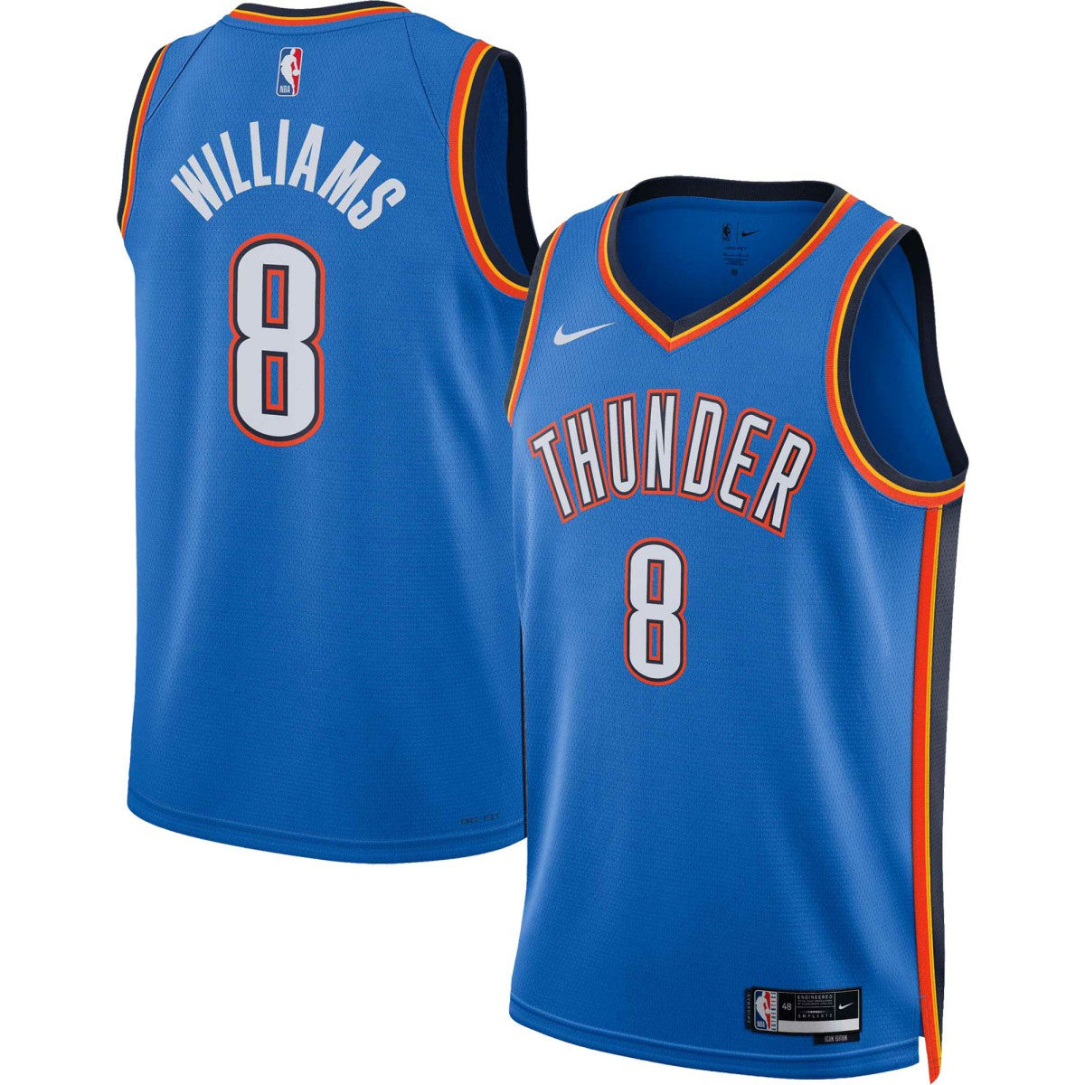 Blue Jalen Williams Oklahoma City Thunder Unisex Swingman Jersey | NBA