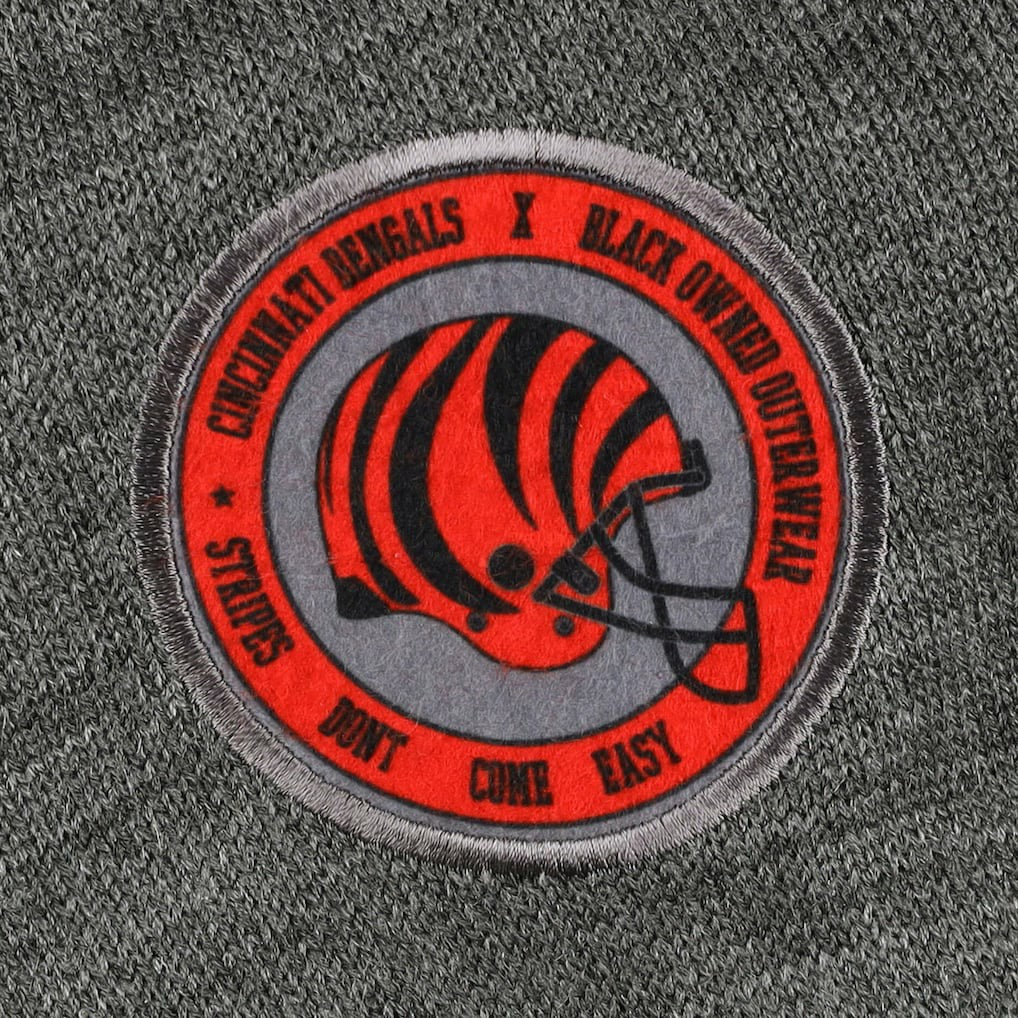 Cincinnati Bengals x BlaCkOWned Stripes Don't Come Easy Pullover Hoodie | NFL On sale