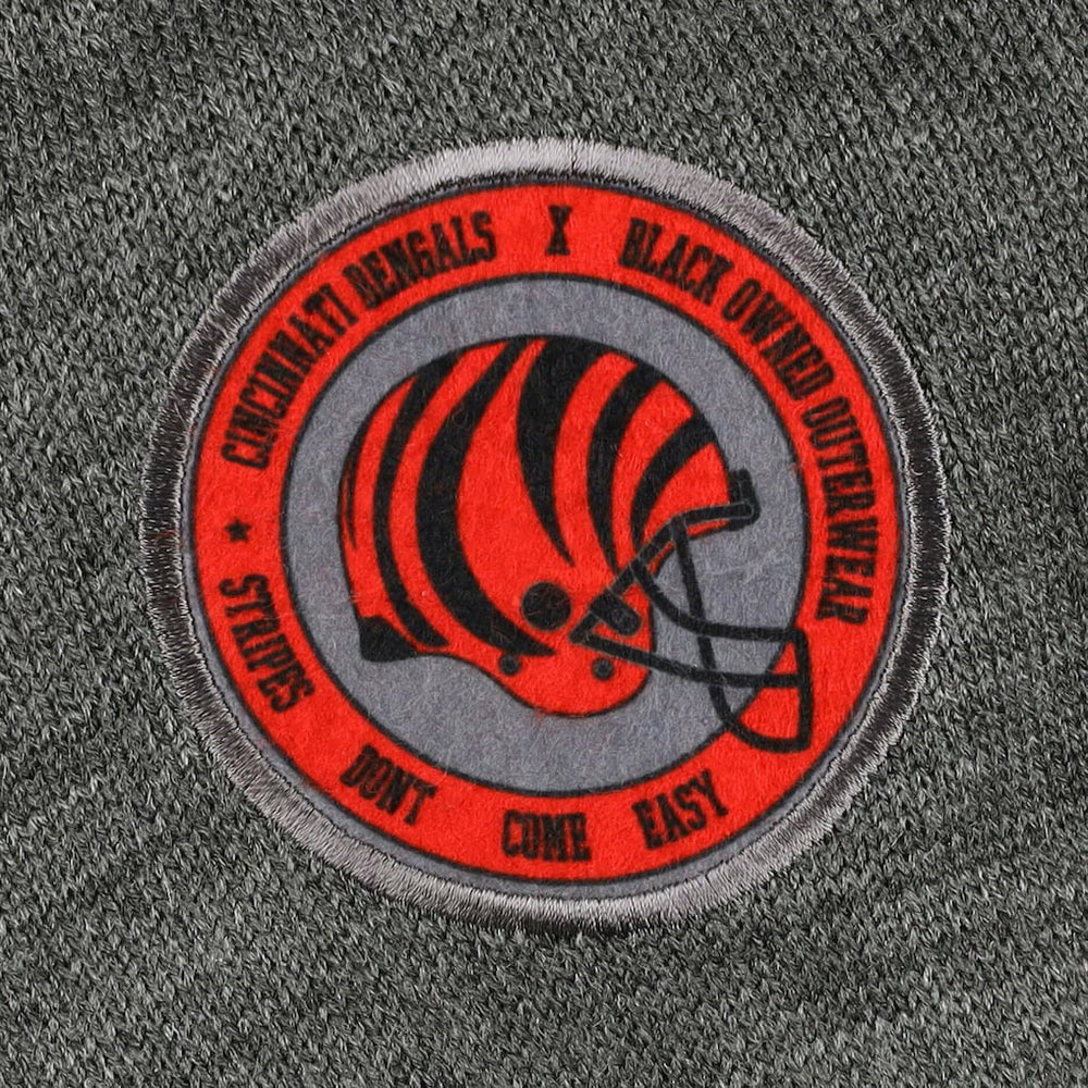 Cincinnati Bengals x BlaCkOWned Stripes Don't Come Easy Pullover Hoodie | NFL On sale