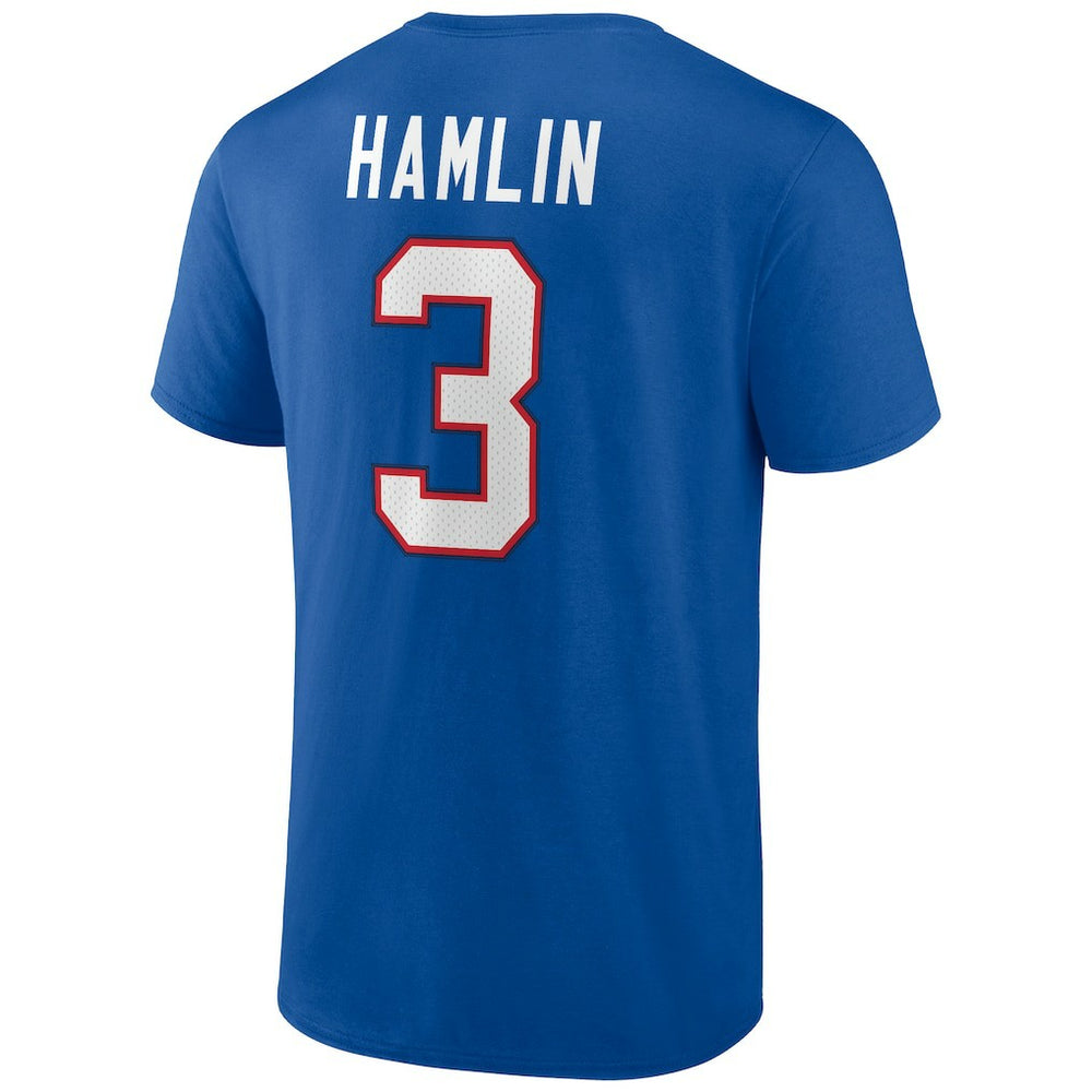 Buffalo Bills Damar Hamlin  Icon Name & Number T-Shirt | NFL Online