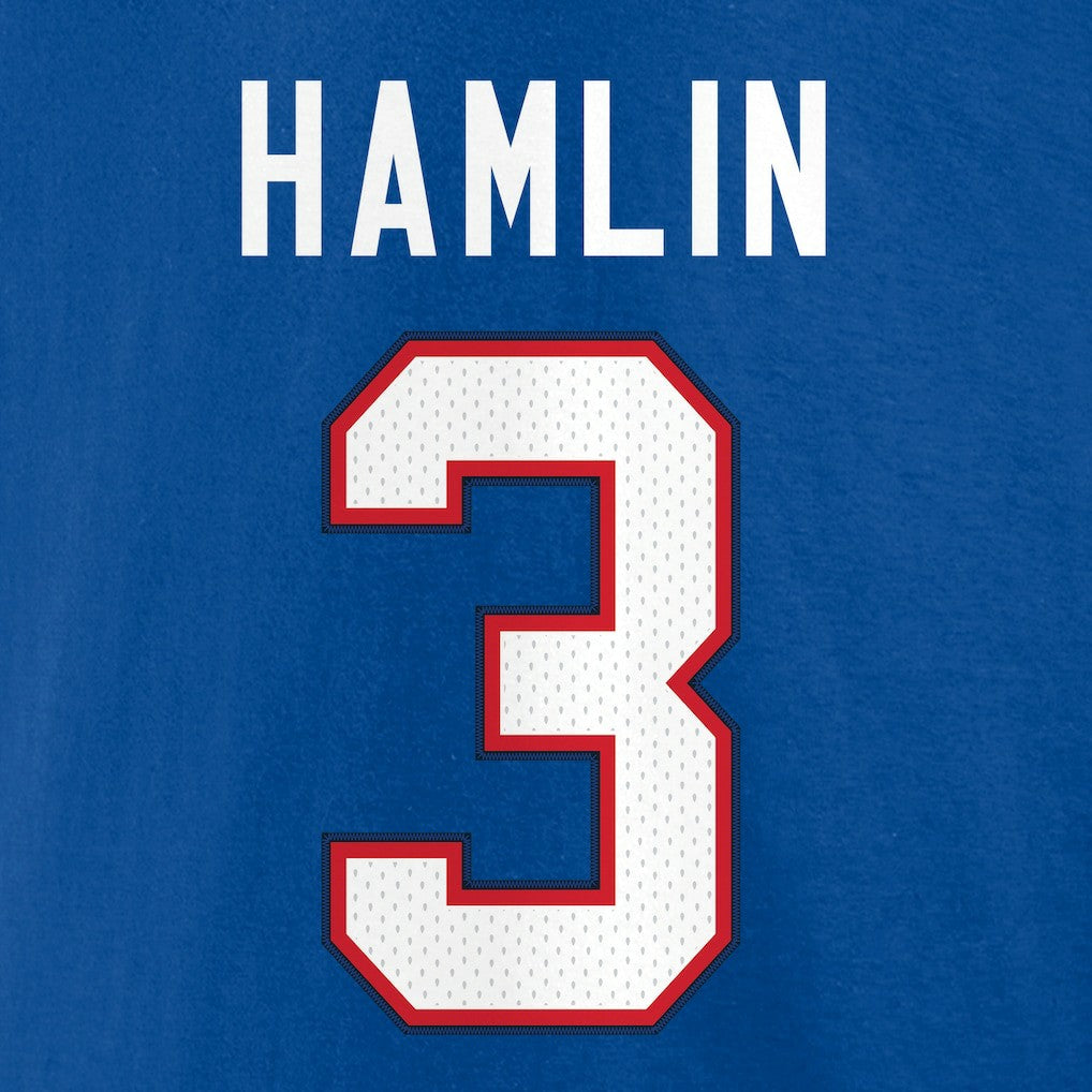Buffalo Bills Damar Hamlin  Icon Name & Number T-Shirt | NFL Online