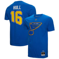 Brett Hull St. Louis Blues Mitchell & Ness Name & Number T-Shirt -  NHL T-shirts