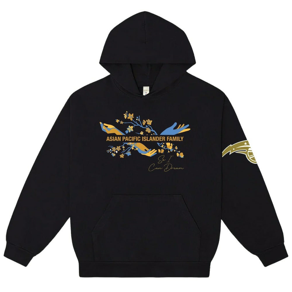 Black Orlando Magic AUTHMADE x NBA Unisex AAPI Dreamers Pullover Hoodie | NBA