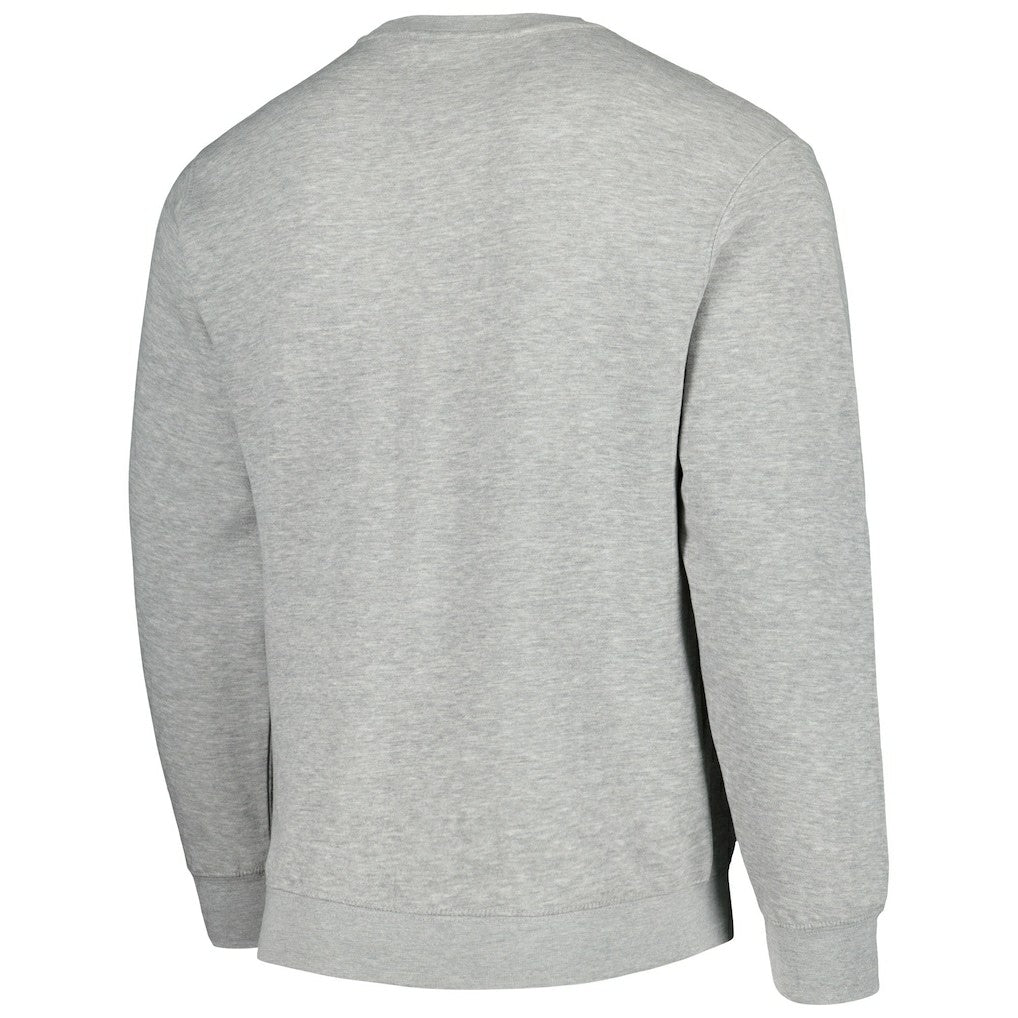Heather Gray Philadelphia 76ers Stadium Essentials Unisex Element Logo Pop Pullover Sweatshirt | NBA