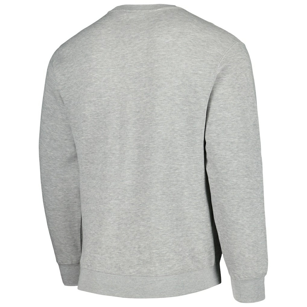 Heather Gray Philadelphia 76ers Stadium Essentials Unisex Element Logo Pop Pullover Sweatshirt | NBA