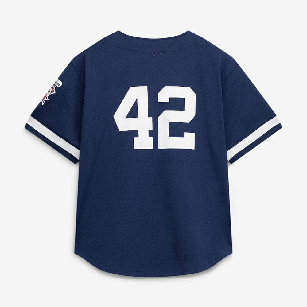 Mariano Rivera New York Yankees Mitchell & Ness Cooperstown Collection Mesh Batting Practice Button-Up Jersey - MLB Jerseys