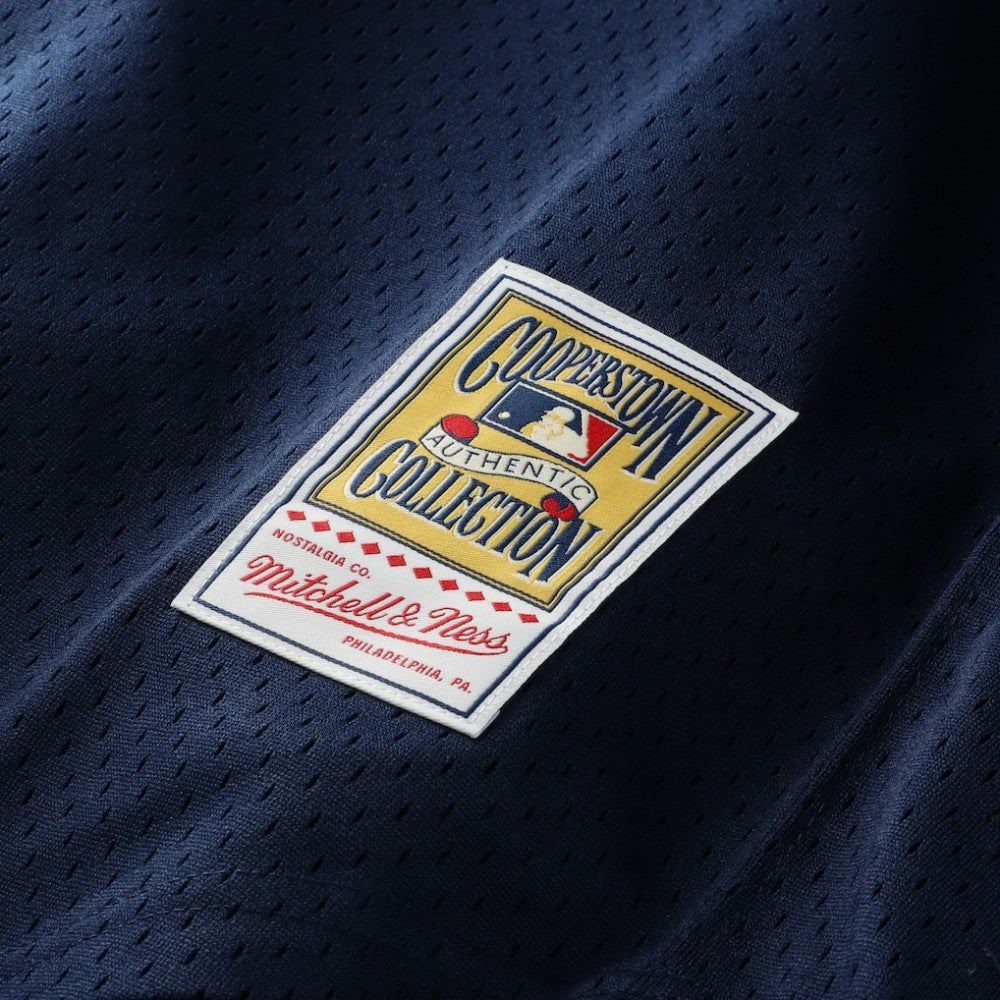 Derek Jeter New York Yankees Mitchell & Ness Cooperstown Collection Mesh Batting Practice Button-Up Jersey - MLB Jerseys