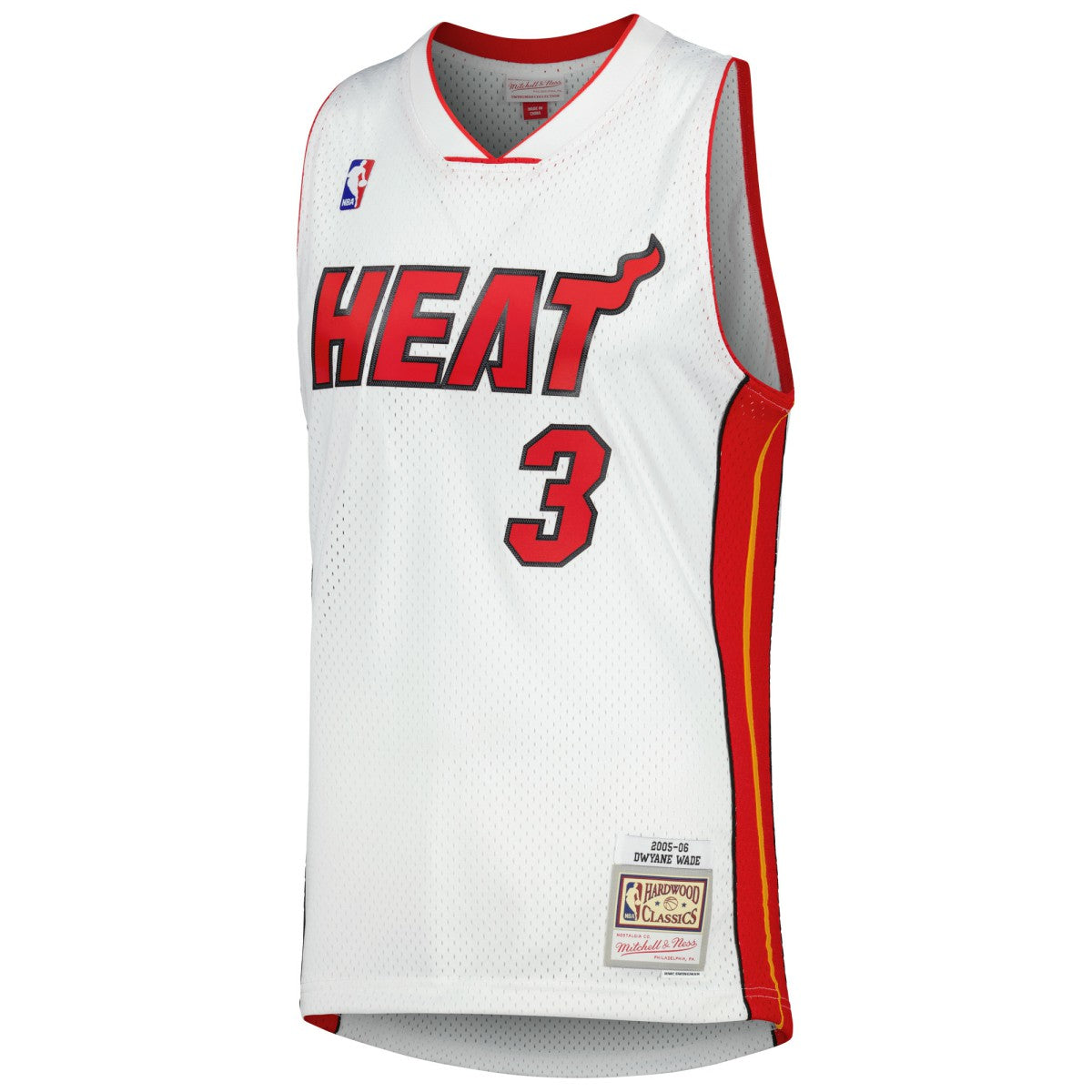 White Dwyane Wade Miami Heat 2005/06 Hardwood Classics Swingman Jersey | NBA