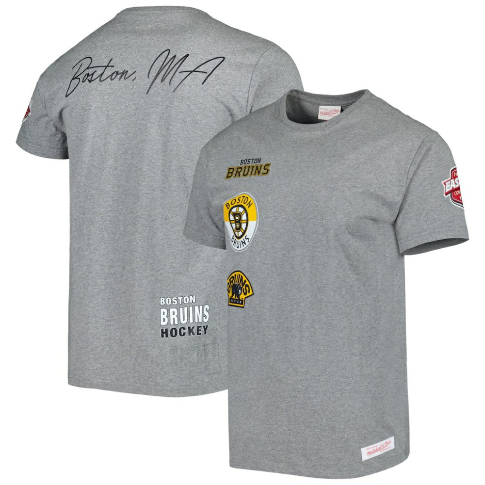 Boston Bruins Mitchell & Ness City Collection T-Shirt -  NHL T-shirts