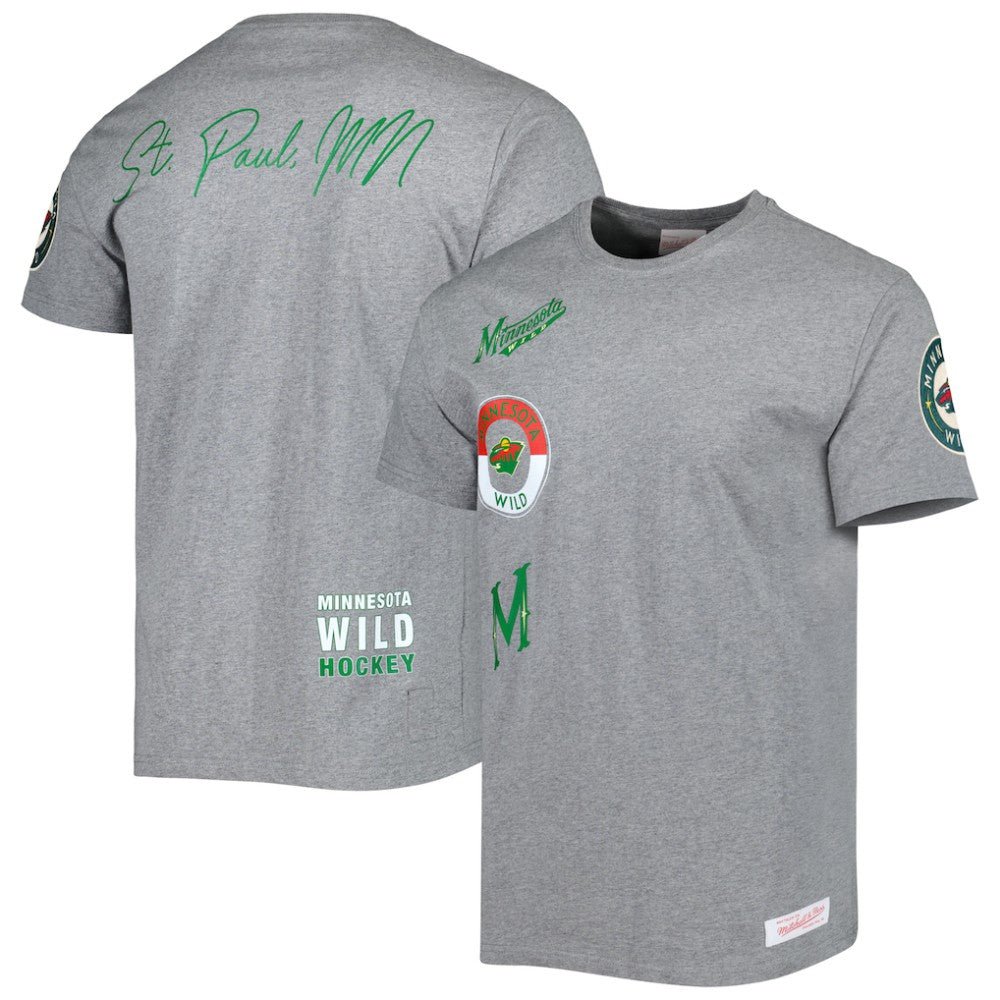 Minnesota Wild Mitchell & Ness City Collection T-Shirt -  NHL T-shirts