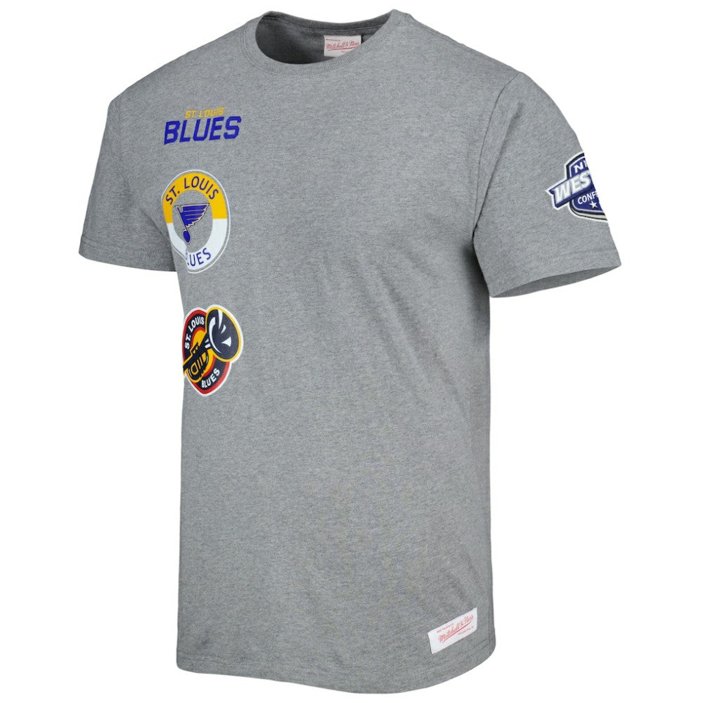 St. Louis Blues Mitchell & Ness City Collection T-Shirt -  NHL T-shirts