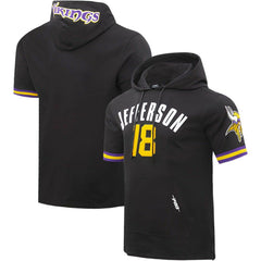 Minnesota Vikings Justin Jefferson  Pro Standard Player Name & Number Hoodie T-Shirt | NFL Near me