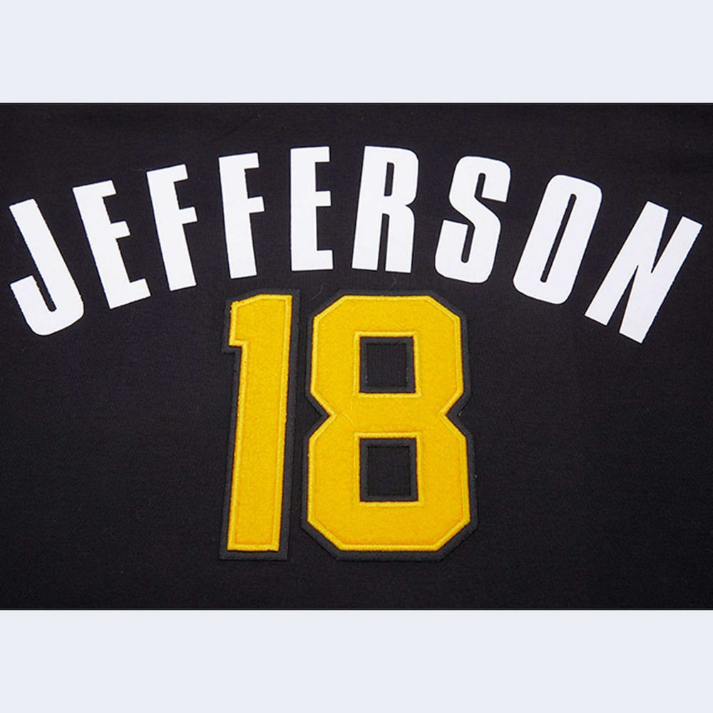 Minnesota Vikings Justin Jefferson  Pro Standard Player Name & Number Hoodie T-Shirt | NFL Near me